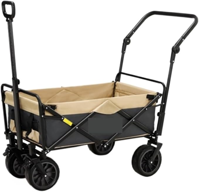 Foldable Utility Cart 🛒💨 Easy Transport for Shopping & Outdoor Fun 🌿✨