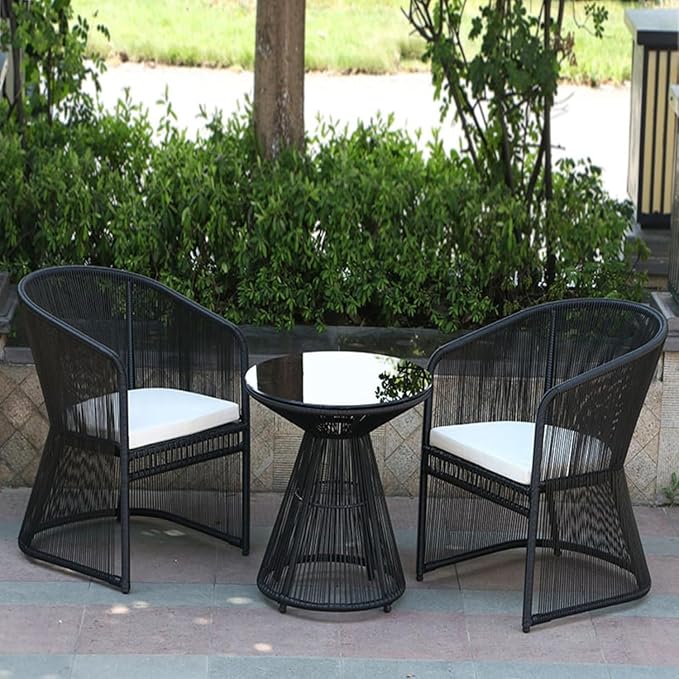 Outdoor Rattan Set 🌿☀️ Cozy Patio Lounge 🛋️✨