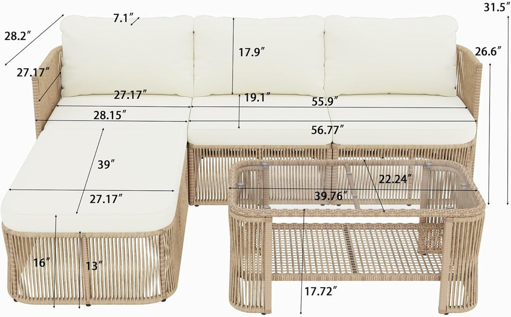 Outdoor Lounge Set 🌿☀️ Cozy Patio Conversation 🛋️✨