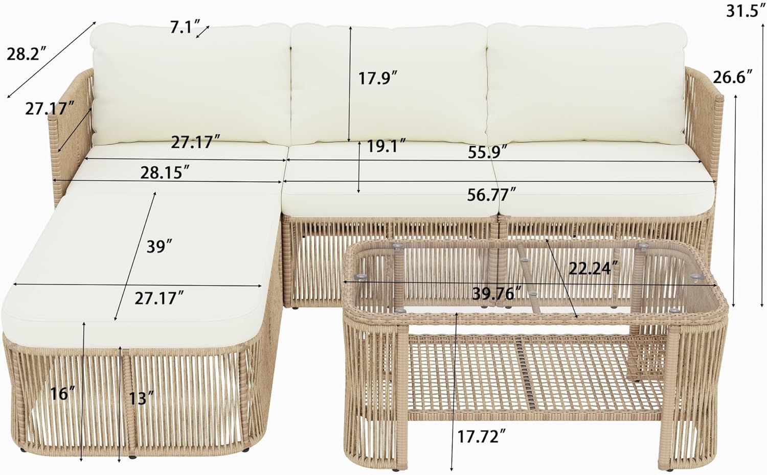 Outdoor Lounge Set 🌿☀️ Cozy Patio Conversation 🛋️✨