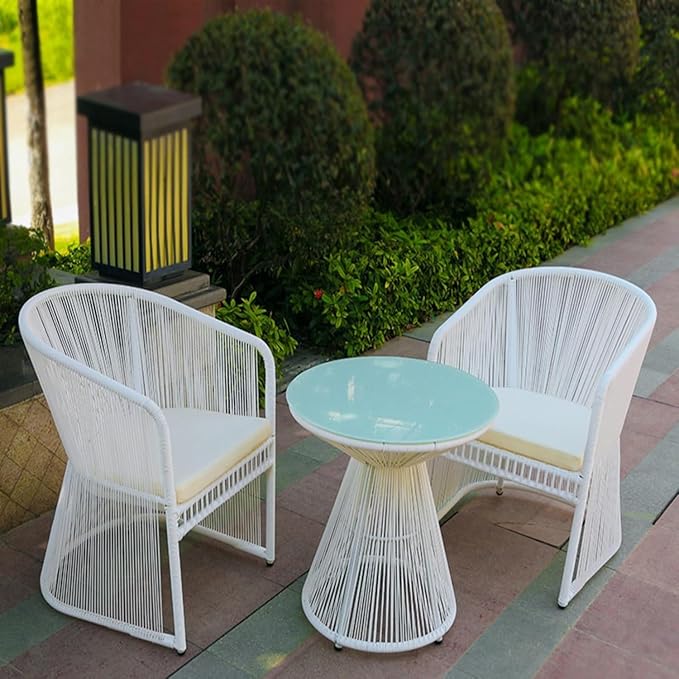 Outdoor Rattan Set 🌿☀️ Cozy Patio Lounge 🛋️✨
