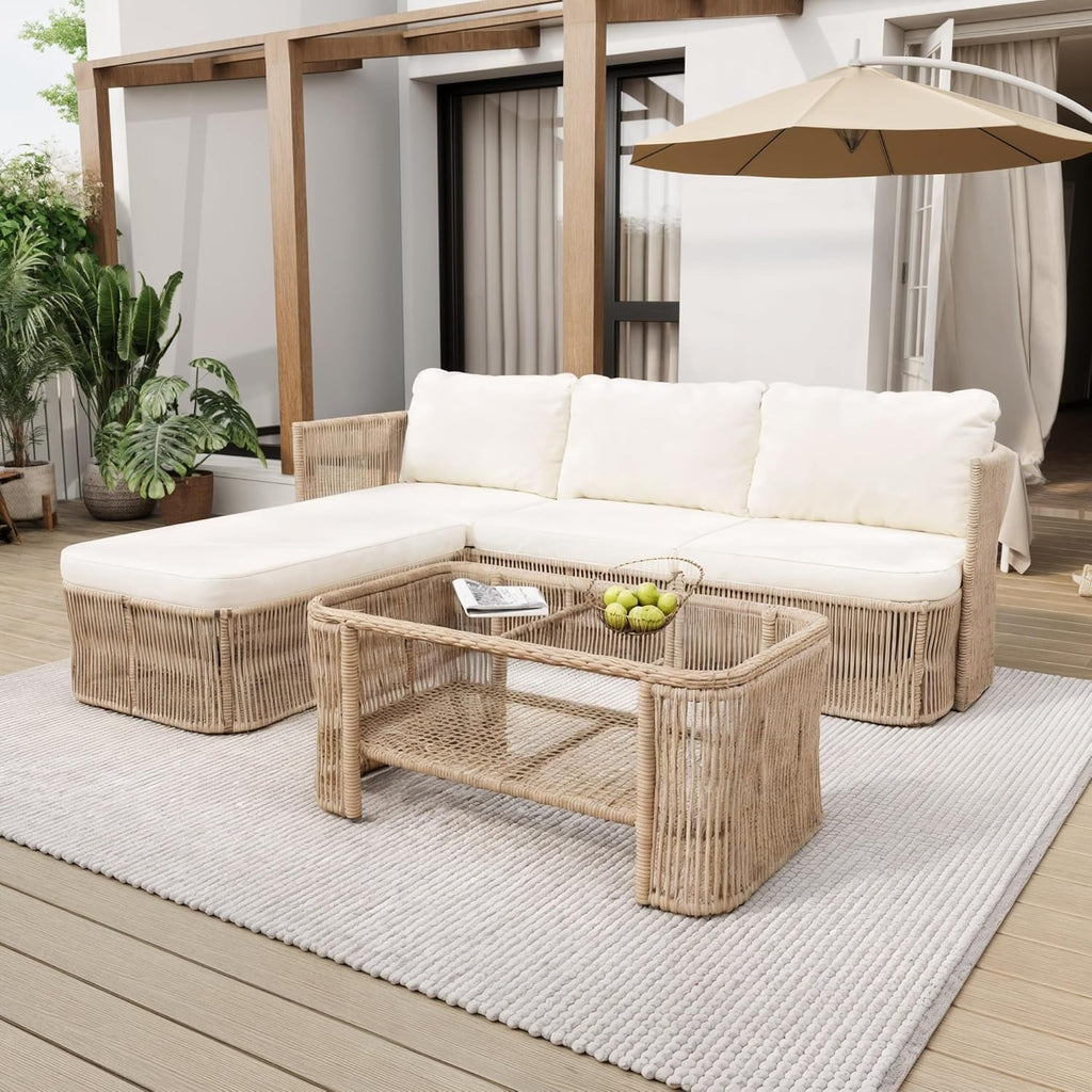 Outdoor Lounge Set 🌿☀️ Cozy Patio Conversation 🛋️✨